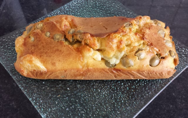 Cake chèvre, olives