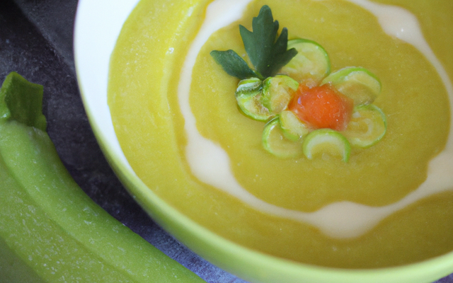 Velouté de courgettes léger et goûteux