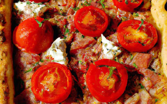 tarte au thon et aux tomates