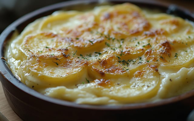 Gratin dauphinois crème liquide