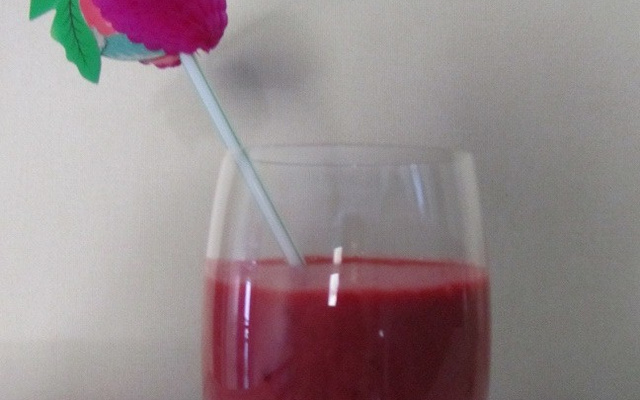 Smoothie framboises et citron vert