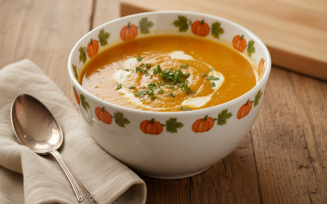 Velouté de courge jaune