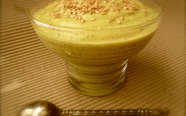 Velouté courgettes sésame