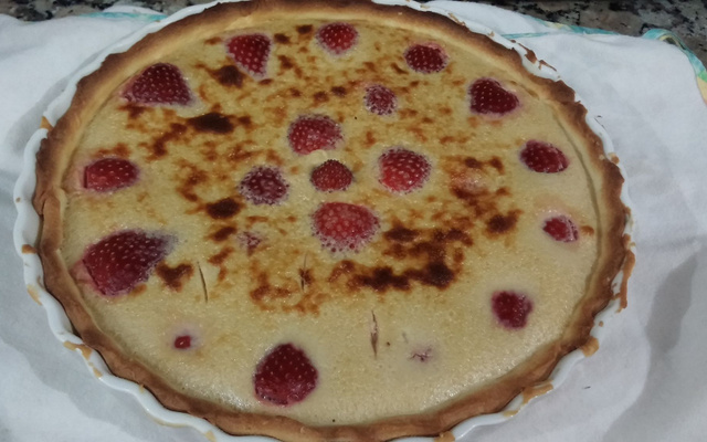 Tarte  fraises banane