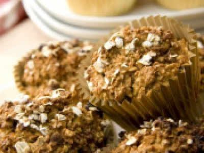 Muffins aux pommes et aux flocons d'avoine