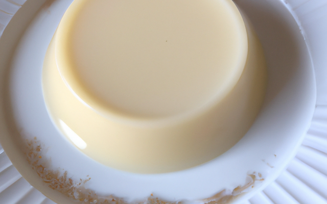 Flan agar-agar vanille coco