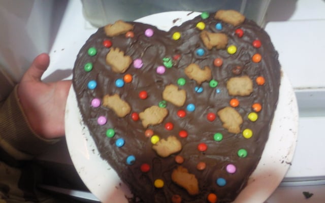 Gâteau au chocolat, yaourt et vanille