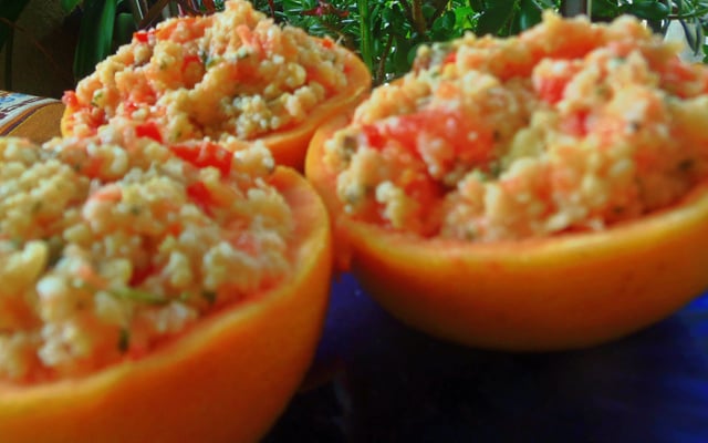 Taboulé exotique au pamplemousse