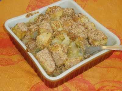 Endives et pavés de thon au curry façon gratin