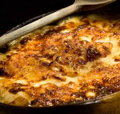 Gratin dauphinois au Comté