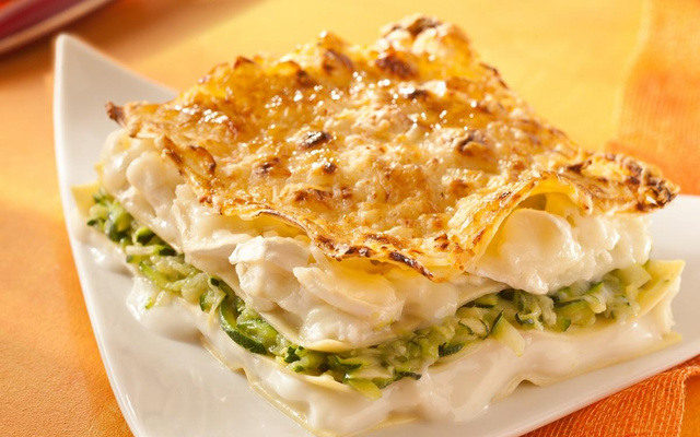 Lasagnes aux courgettes et au fromage de chèvre