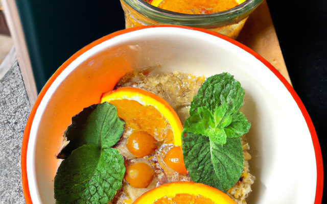 Coupelle quinoa oranges pastèque menthe
