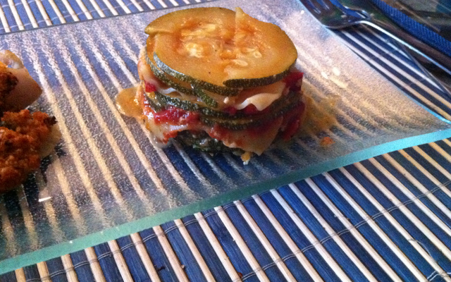 Gratin de courgette façon lasagnes