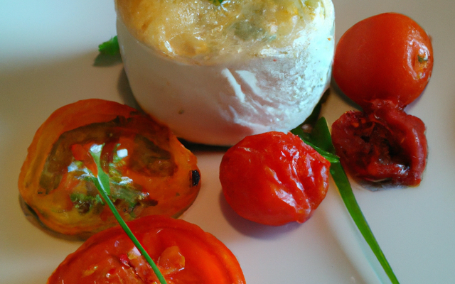 Fondant chèvre frais et tomates confites