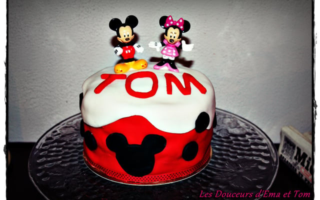 Gâteau Mickey maison