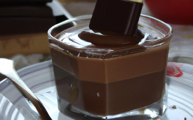 Petit pot de crème au chocolat