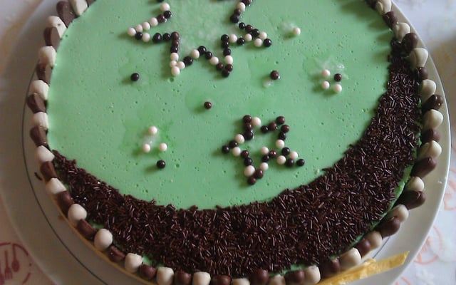 Bavarois menthe chocolat