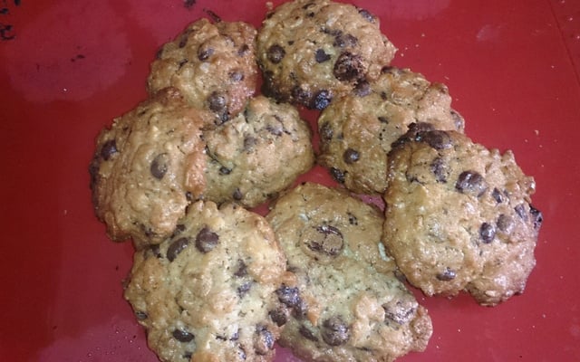 Cookies au muesli et aux pépites de chocolat