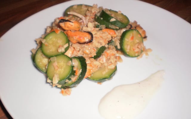 Surimitto cougettes et fruits de mer