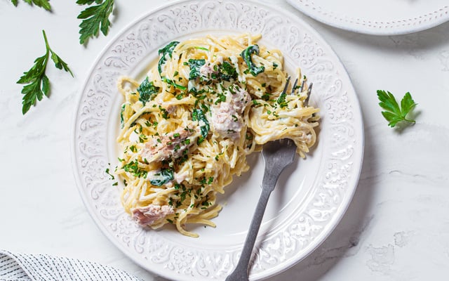 Pâtes au thon maison