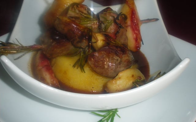 Brochettes de canard à la plancha