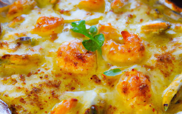 Gratin aux fruits de mer