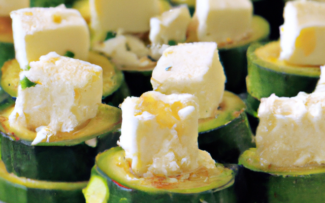 Bouchées de courgette et de feta
