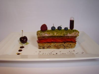 Gourmandise aux fruits rouges