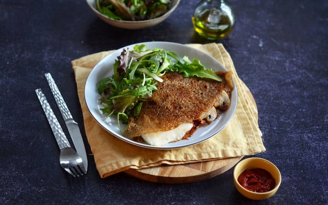 Crêpe sarrasin pizza