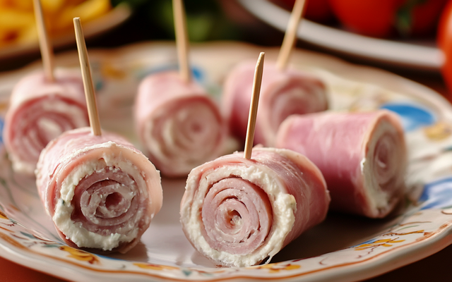 Roulé au jambon et boursin