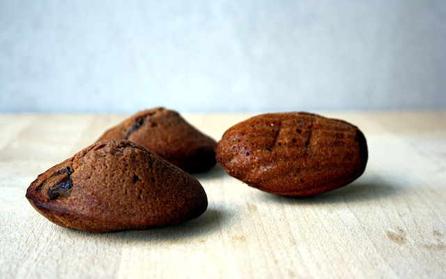 Madeleine chocolat-cannelle