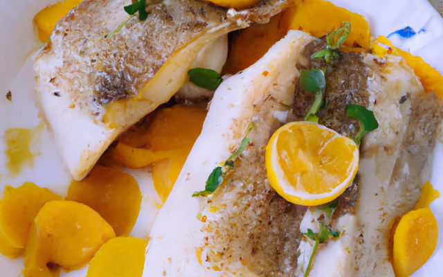 Duo de poissons au beurre d'agrumes