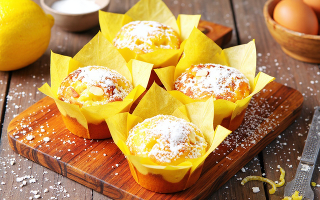 Muffins au citron classiques