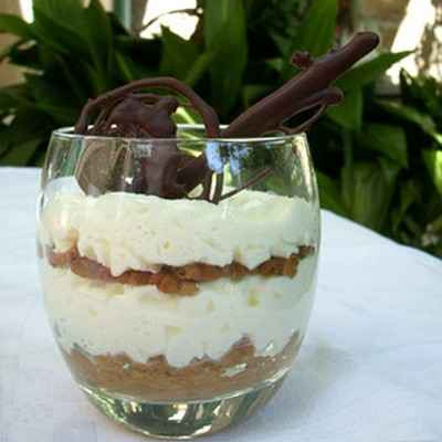 Verrine façon café frappé