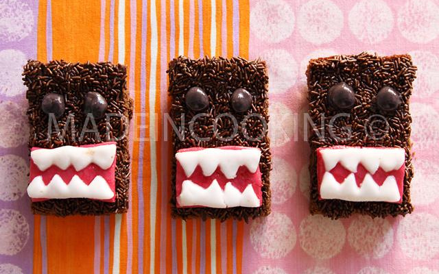 Brownies Domo Kun