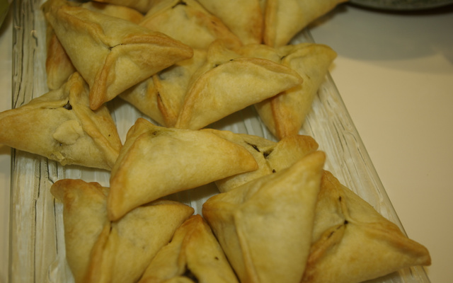 Fatayer aux épinards: petits pâtés aux épinards