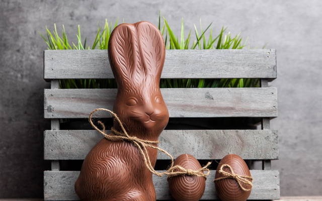 Lapin de Pâques en chocolat