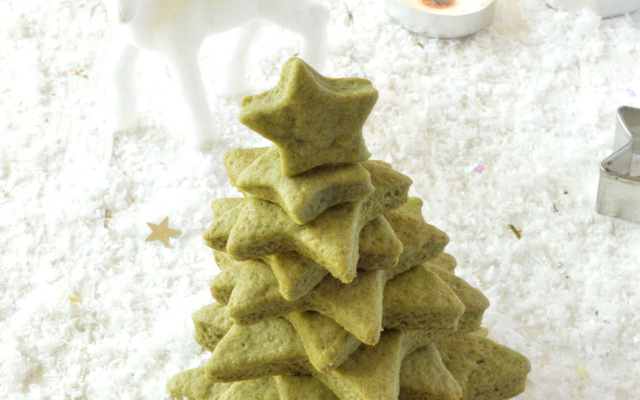 Biscuits au thé matcha