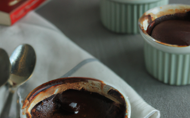 Ramequins de coulant au chocolat
