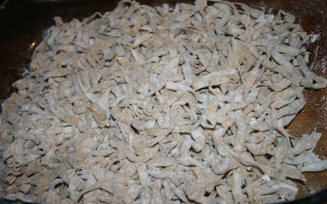 Pâtes fraïches aux cèpes