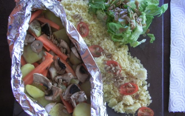 Filet de panga en papillotte