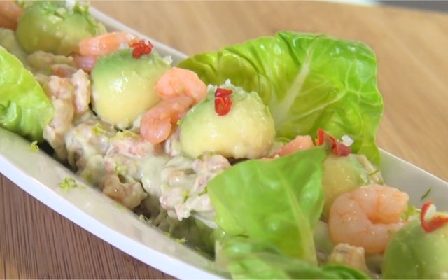 Avocats aux crevettes