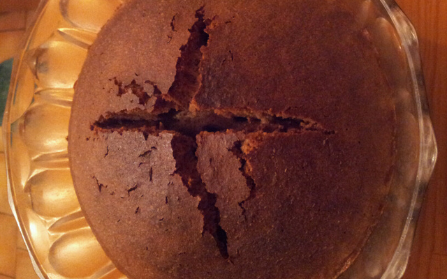 Gâteau au chocolat en poudre