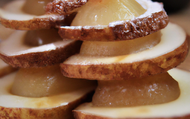 Poires cuites à la liégeoise