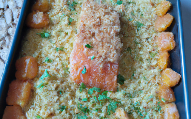 Crumble au saumon facile