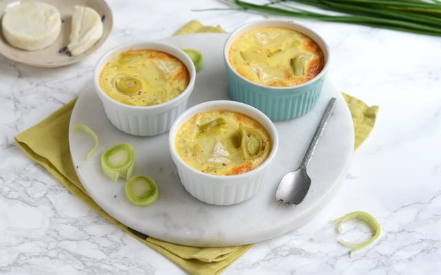 Flan aux poireaux