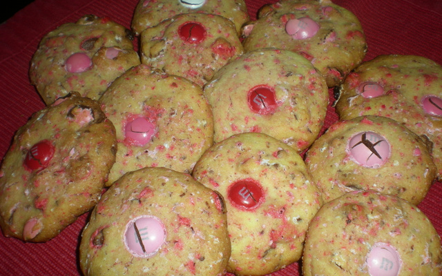 Cookies au M&M's