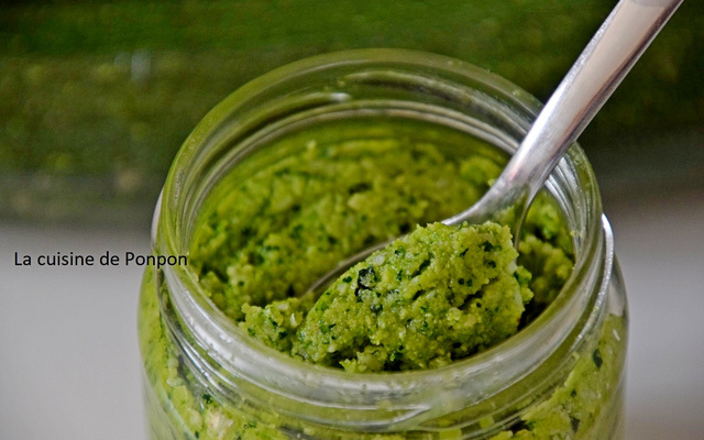 Pesto au vert de courgette