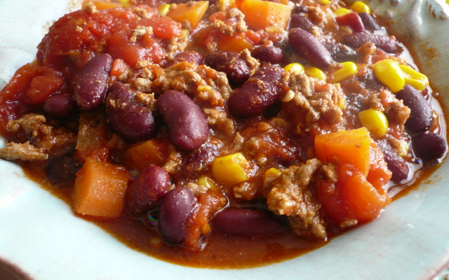 Chili con carne de chef