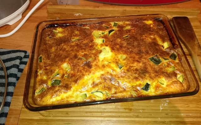 Flan de courgettes fondant